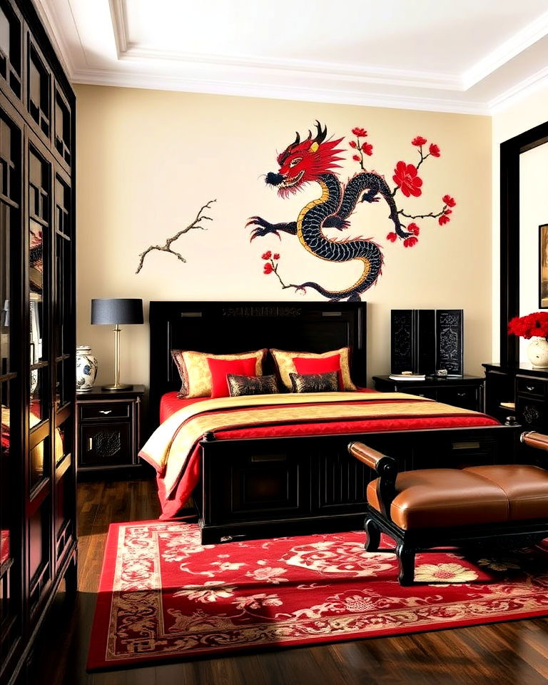 ornamental chinese elegance for luxurious feel - 20 Asian Bedroom Ideas