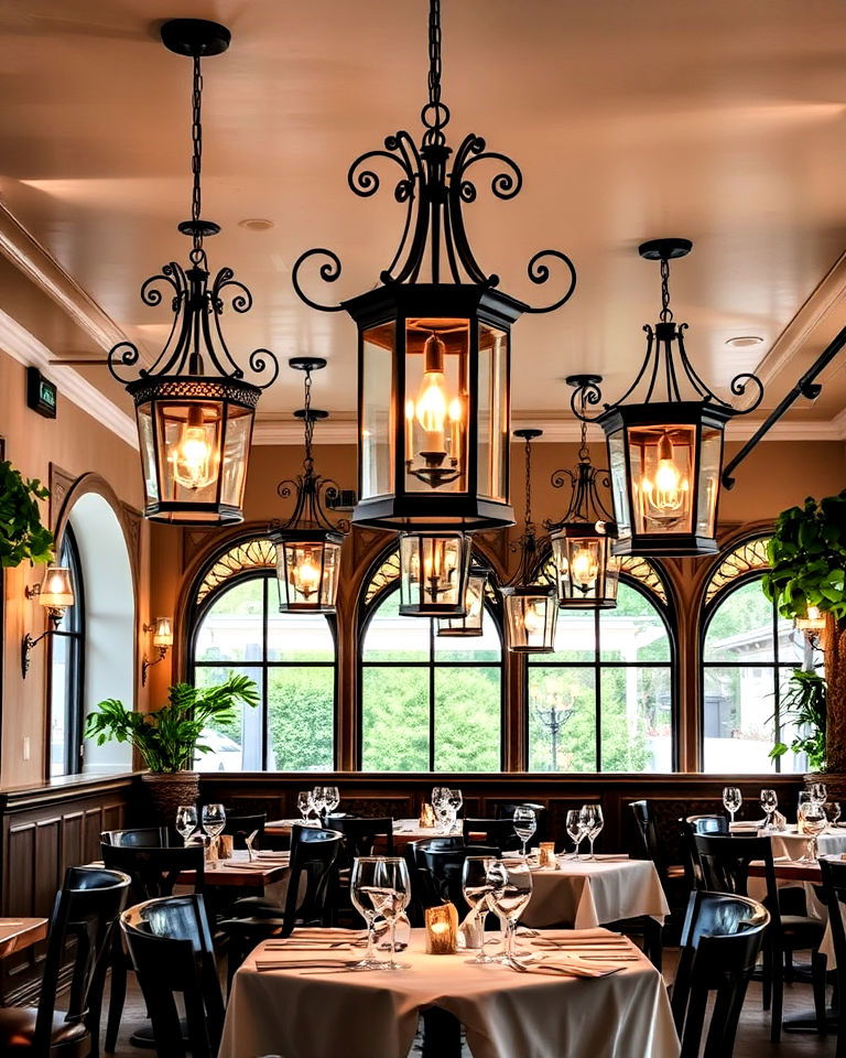 ornate light fixtures for italian restaurant - 20 Italian Restaurant Decor Ideas