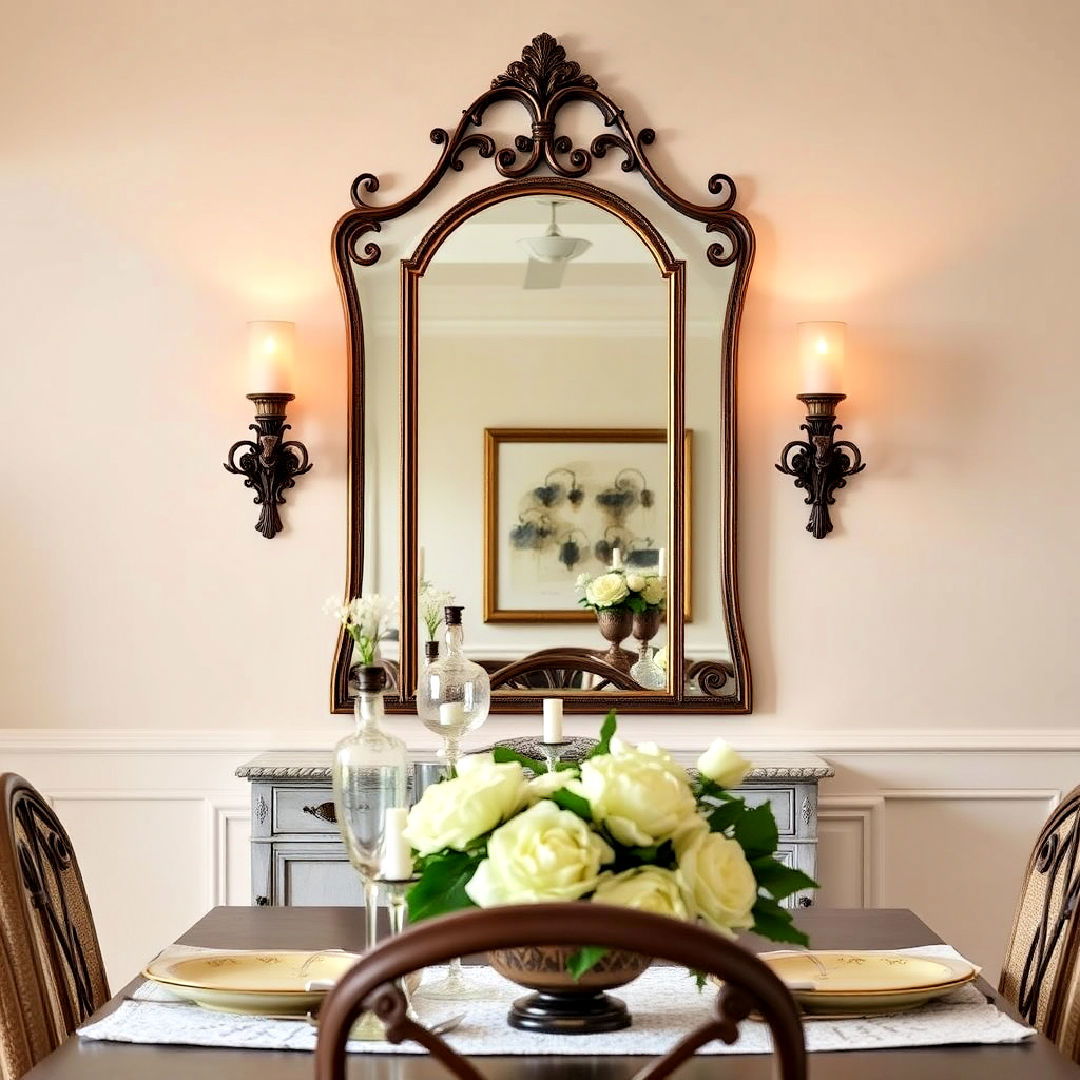 ornate wall sconces for french country dining room - 40 French Country Dining Room Ideas