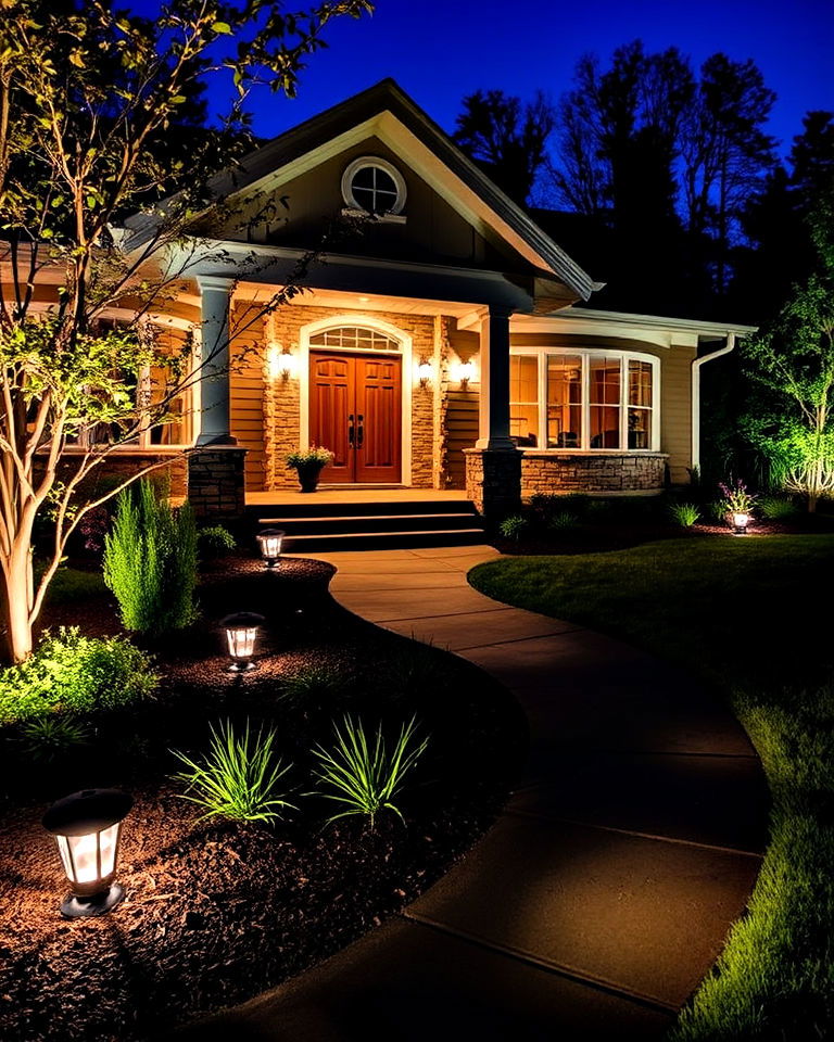 outdoor lighting for ranch home - 40 Curb Appeal Inspiration for Ranch Homes