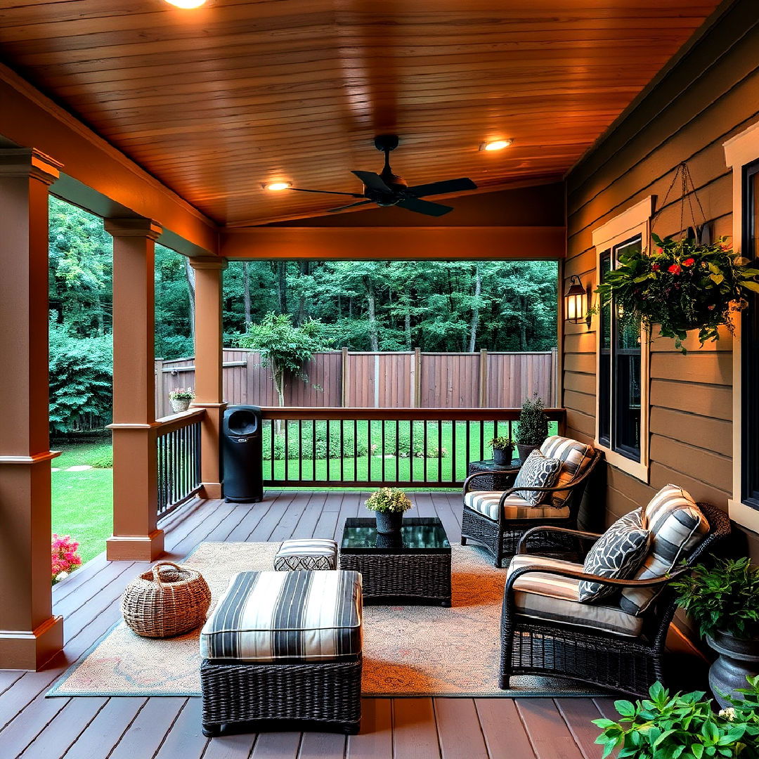 outdoor sound system - 35 Three Season Porch Ideas
