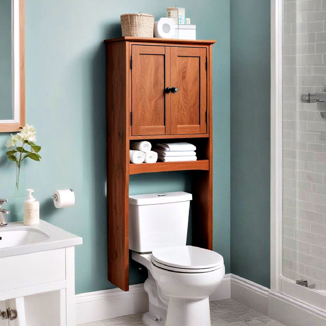 over the toilet storage cabinet - 15 Bathroom Wall Storage Ideas