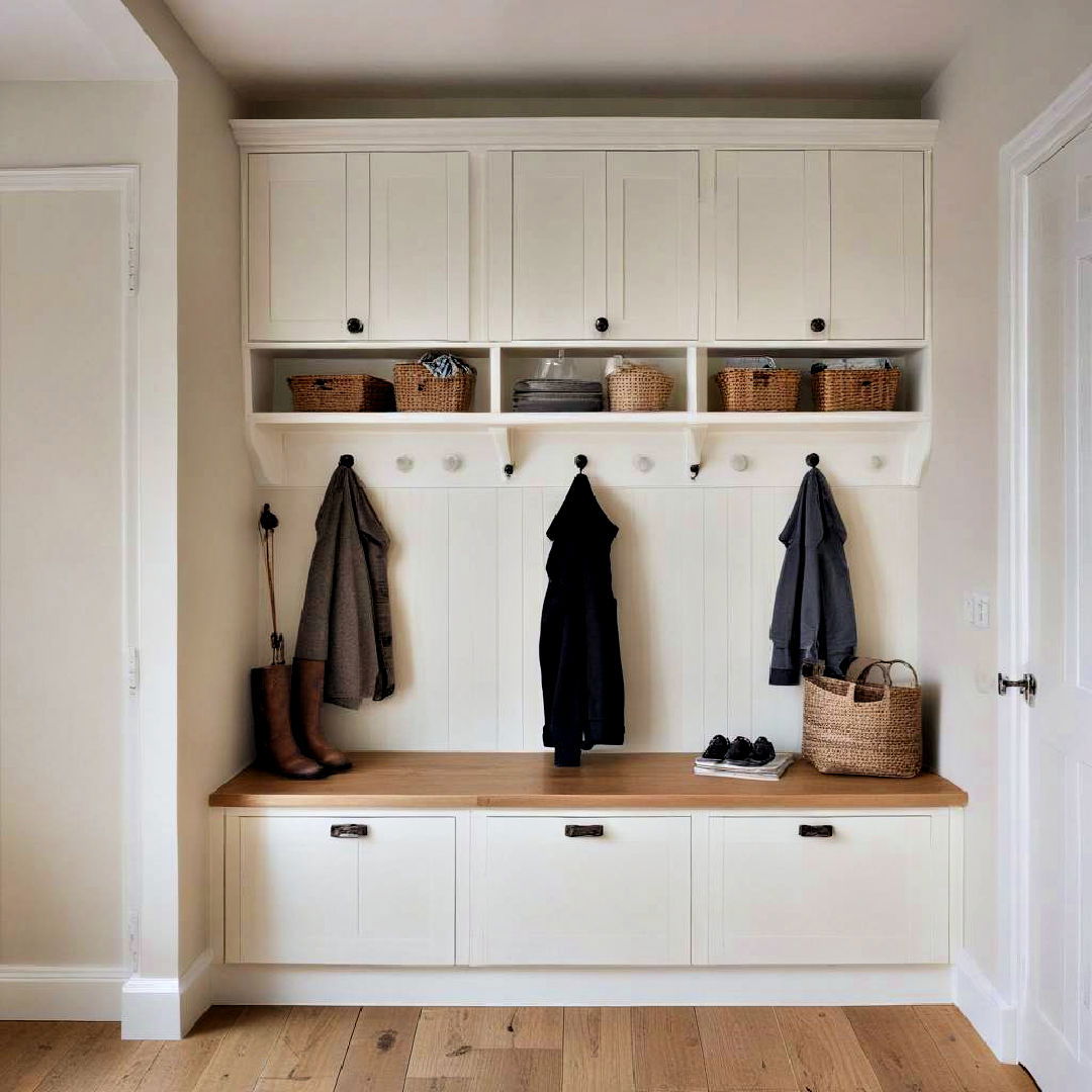 overhead cabinets for extra storage - 25 Boot Room Ideas
