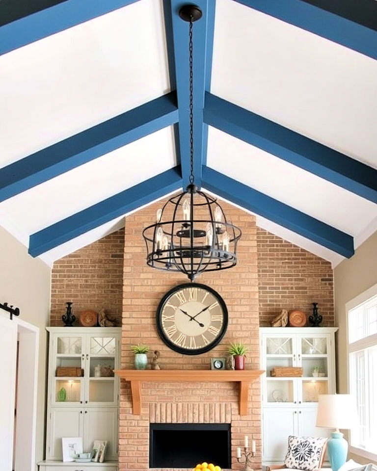 painted beams for vaulted ceiling - 20 Vaulted Ceiling With Beams