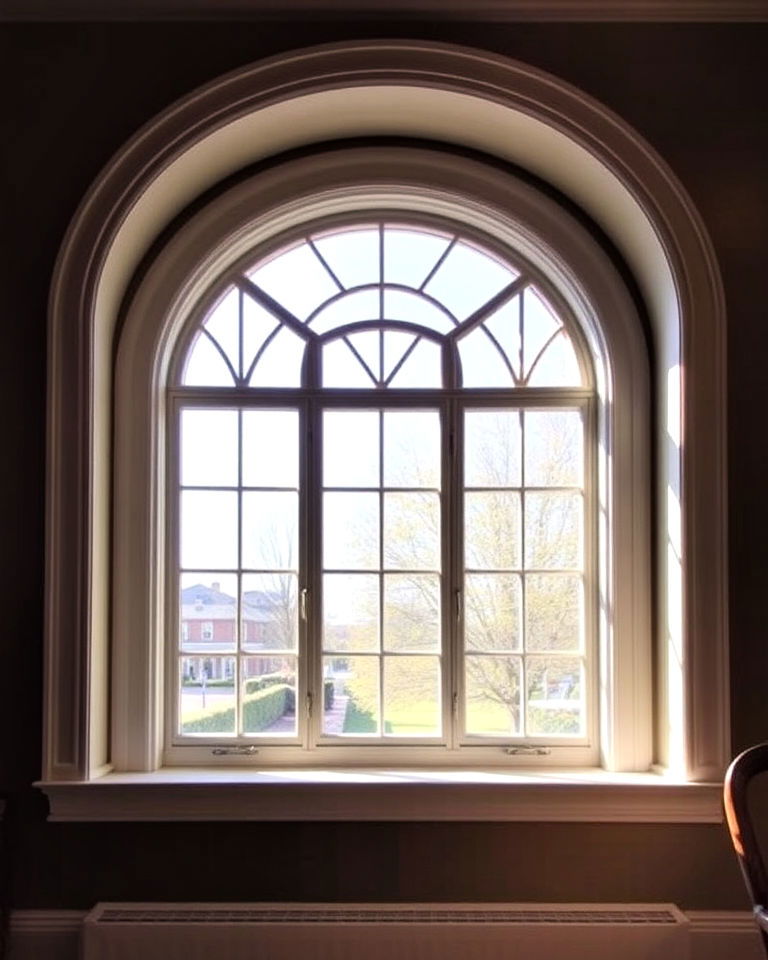 palladian style splendor window - 30 Arch Window Design Ideas