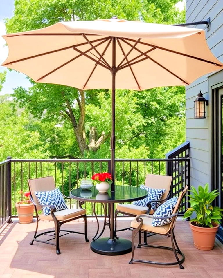 parasol umbrella for small patio - 40 Shade Ideas