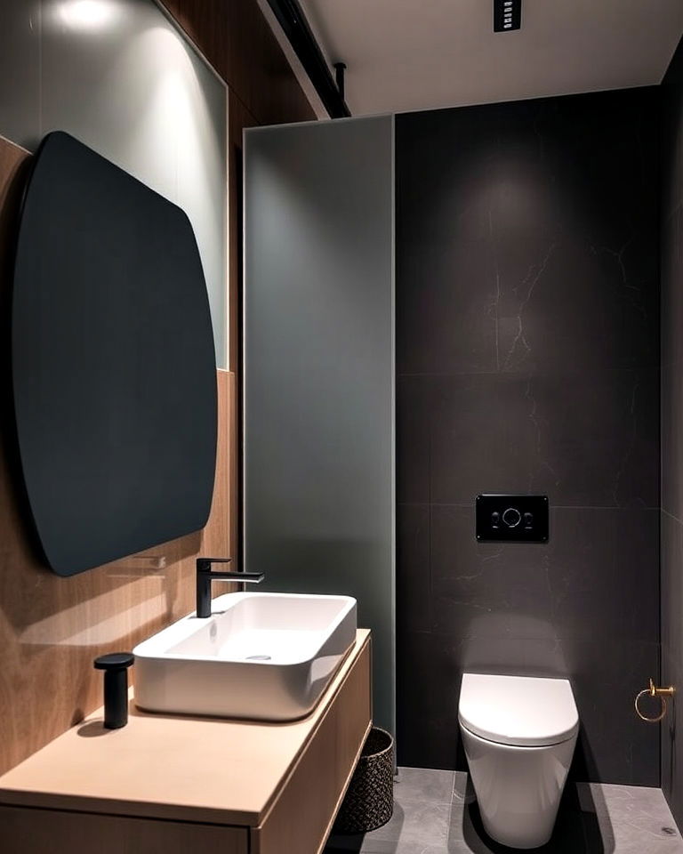 partition walls for open concept bathroom - 30 Open Concept Bathroom Ideas
