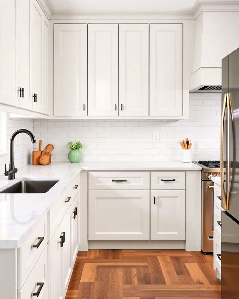 pearl gray kitchen cabinets - 40 Kitchen Cabinet Color Ideas