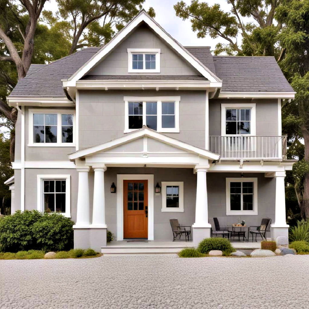 pebble gray exterior house paint - 40 Gray Exterior House Paint Ideas