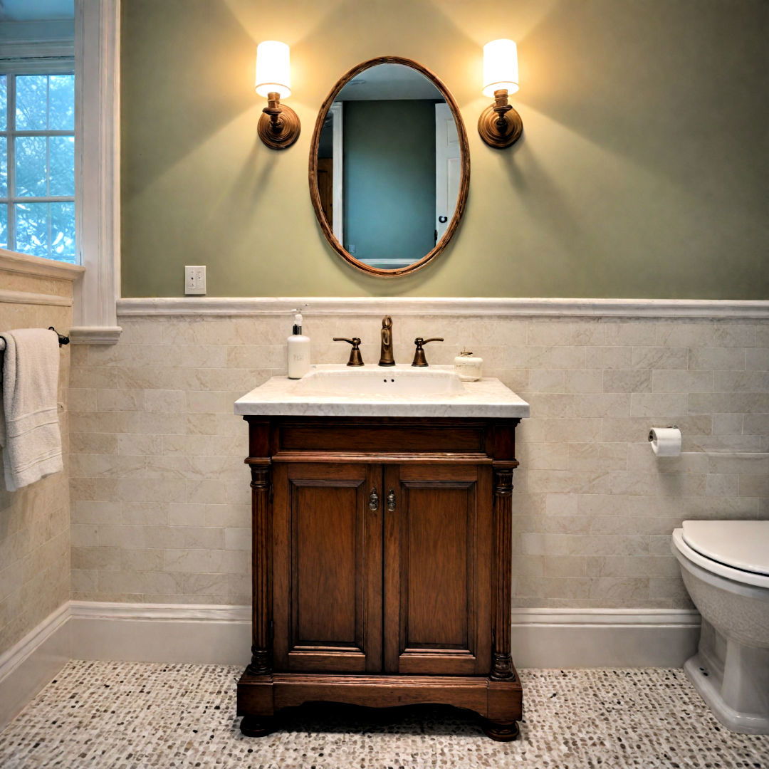 pedestal vanity ideal for small bathroom - 40 Bathroom Vanity Ideas