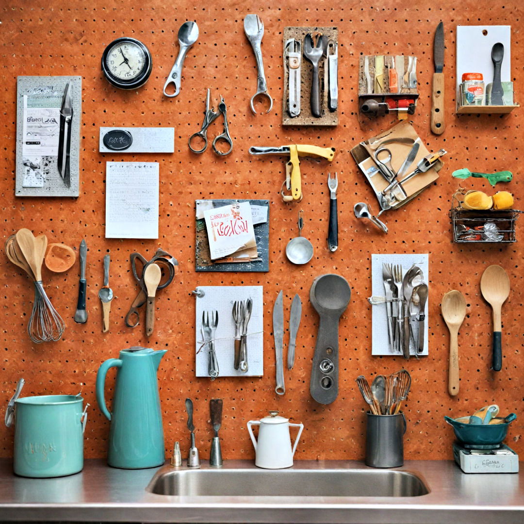 pegboard wall covering idea - 30 Wall Covering Ideas