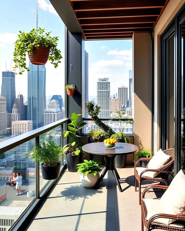 penthouse balcony with vertical garden - 20 Penthouse Balcony Ideas