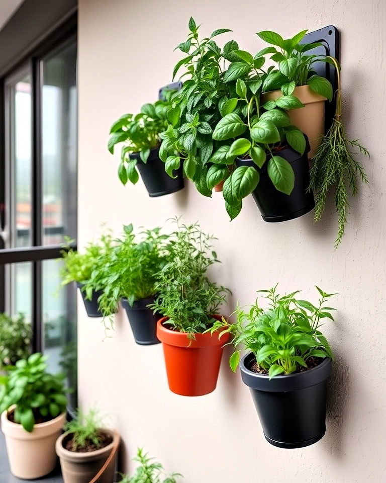 penthouse balcony with vertical herb garden - 20 Penthouse Balcony Ideas