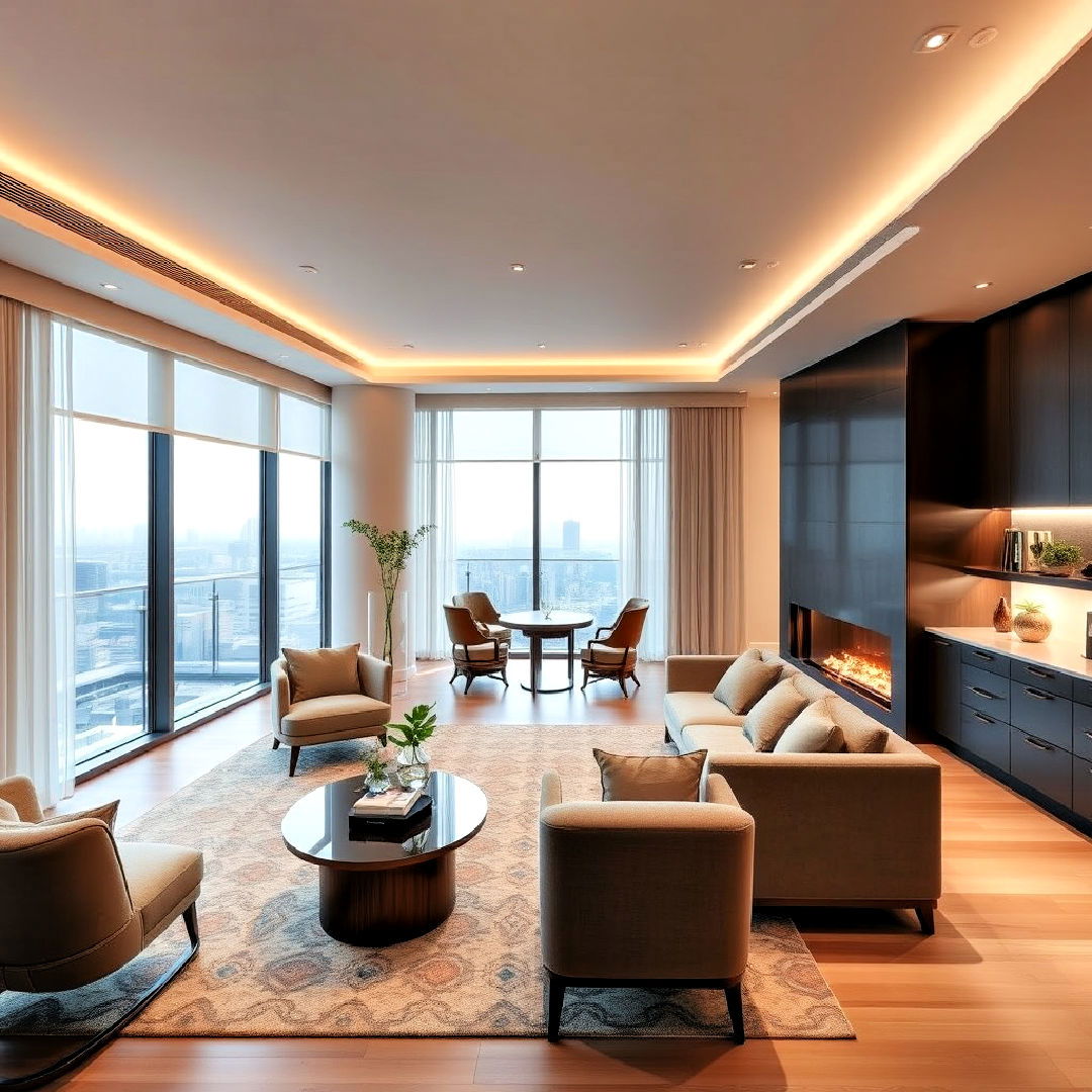 penthouse with smart home technology - 25 Penthouse Design Ideas