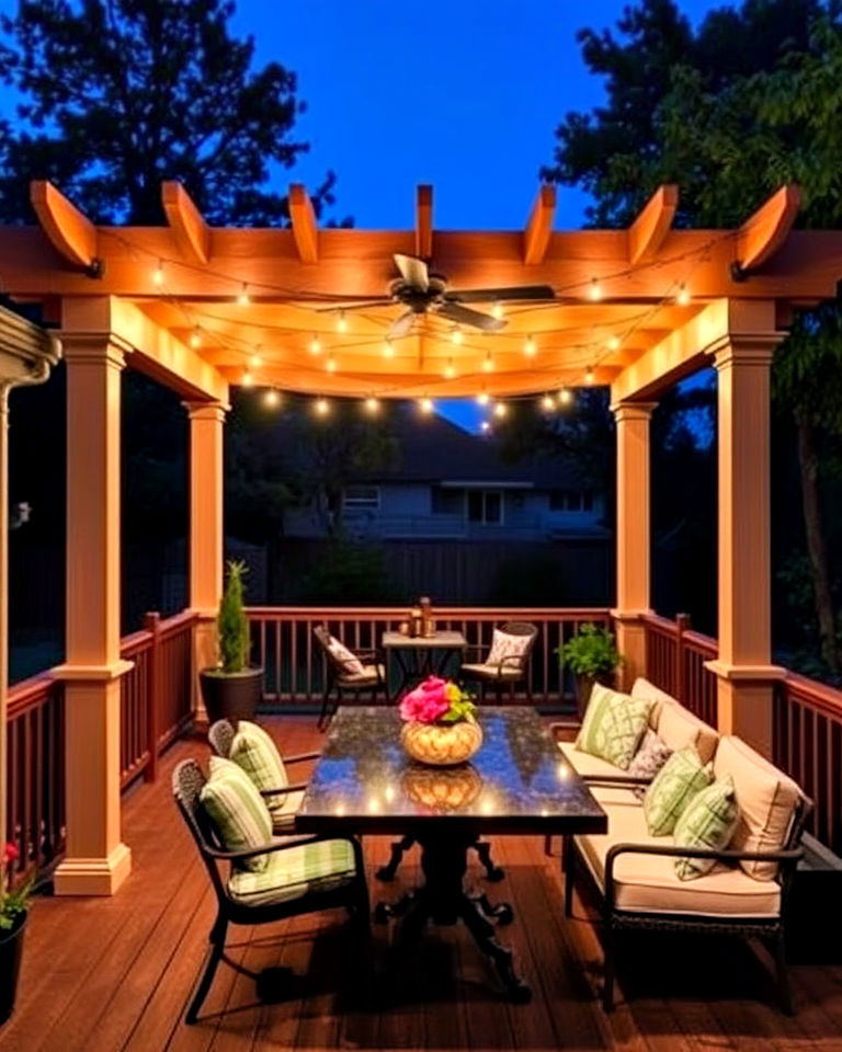pergola covered patio deck - 30 Patio Deck Ideas