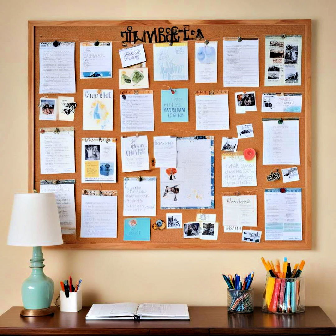 personal bulletin board for teen room - 40 Teen Room Ideas