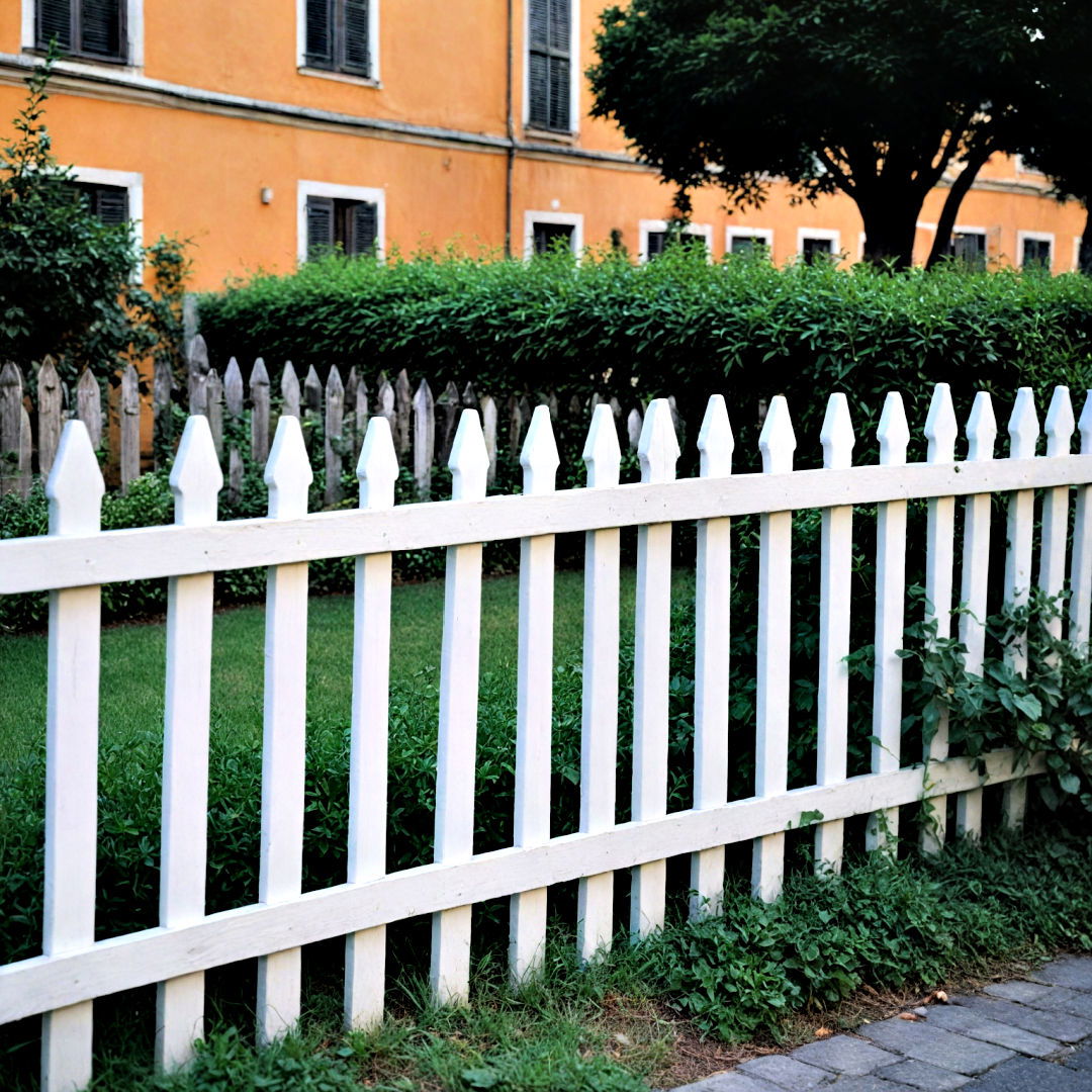 picket fence for garden - 40 Garden Fence Ideas