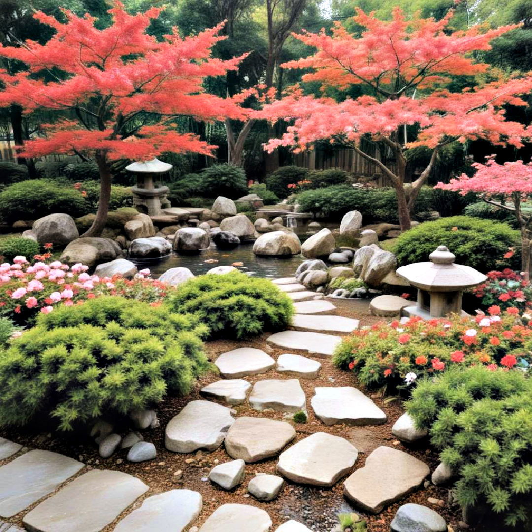 plant an aesthetic japanese garden - 30 Flower Garden Ideas