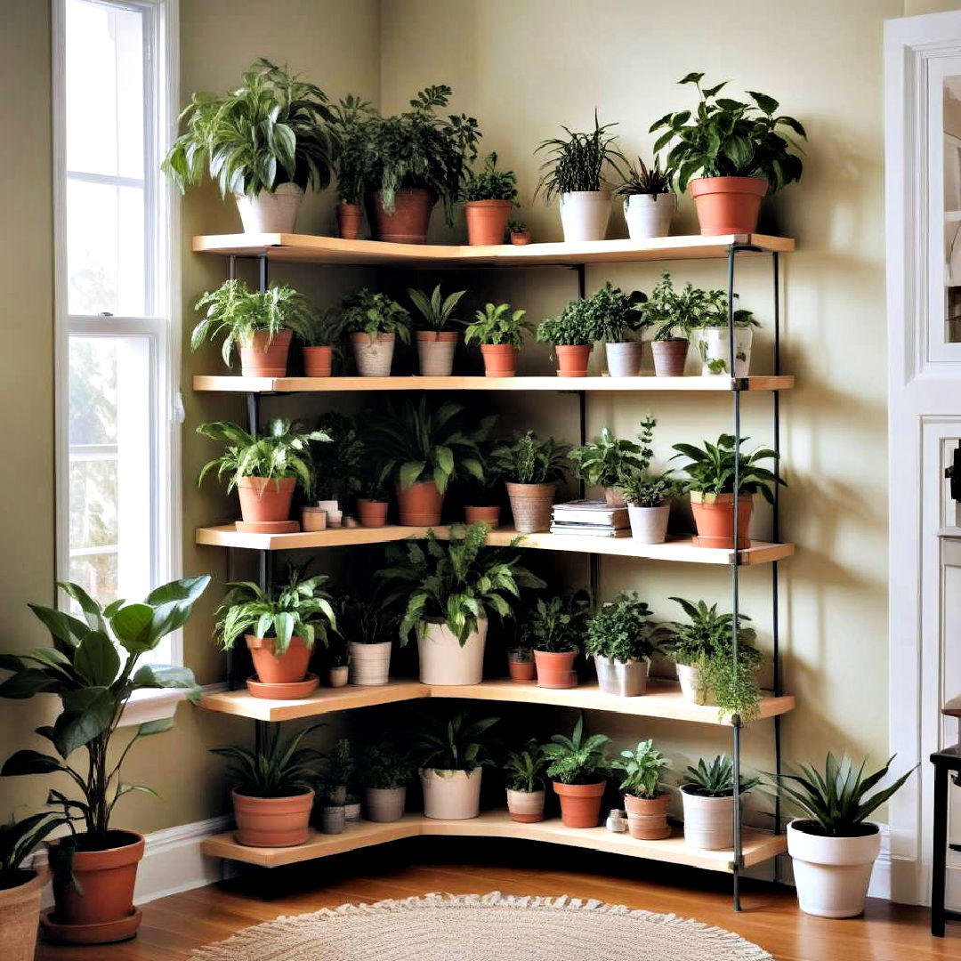 plant corner to create mini indoor garden - 20 Plant Room Ideas
