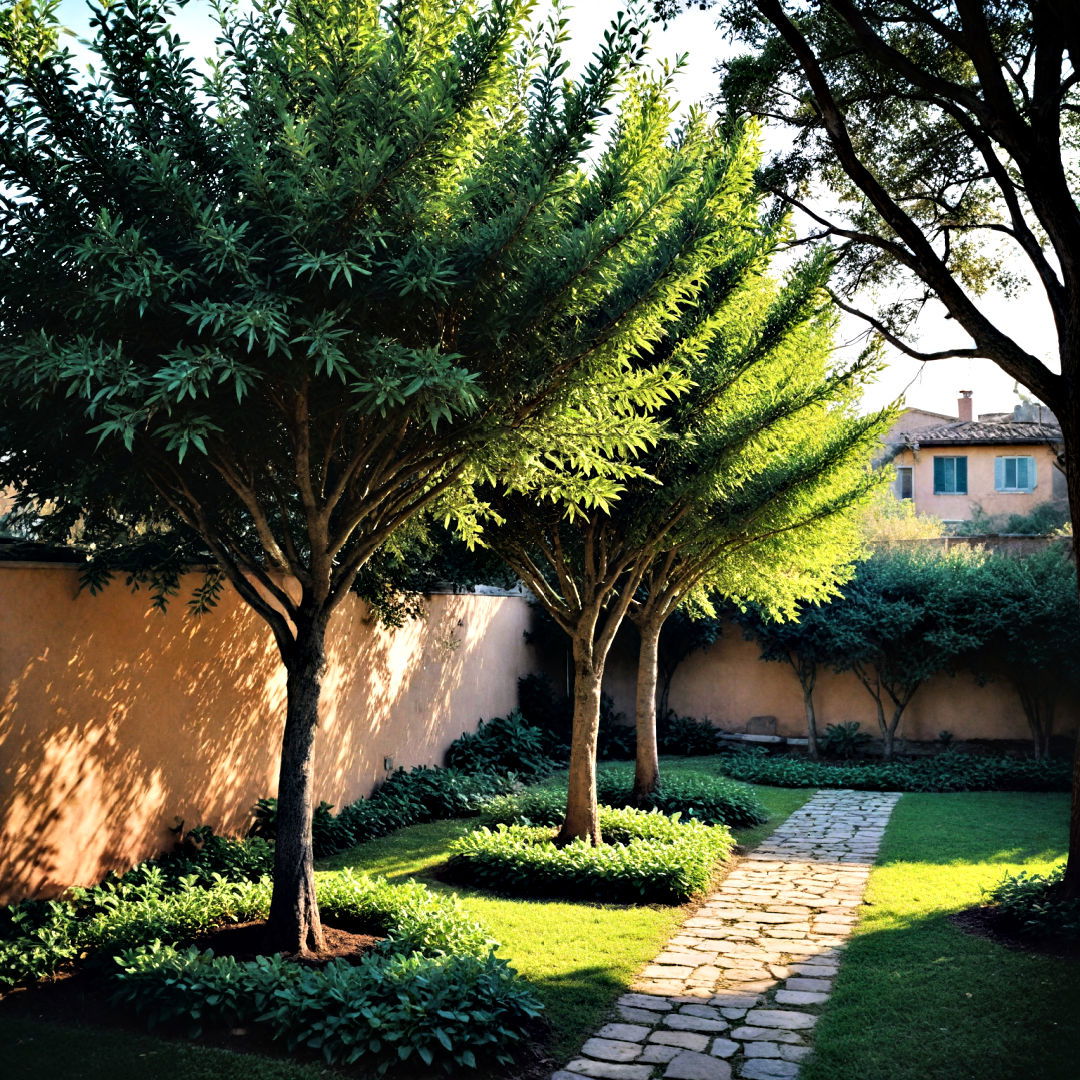 plant trees for long term privacy - 30 Backyard Privacy Ideas