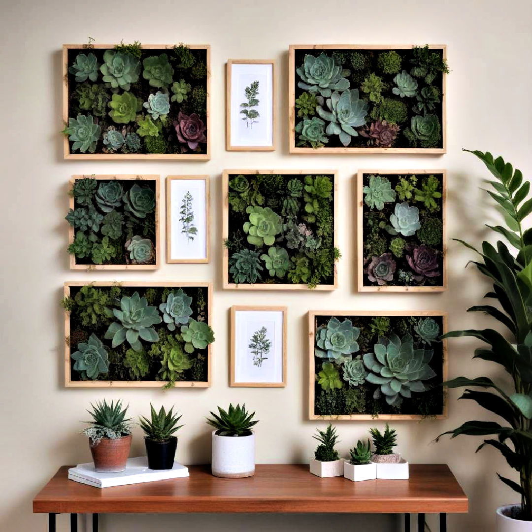 plant wall art idea - 20 Plant Room Ideas