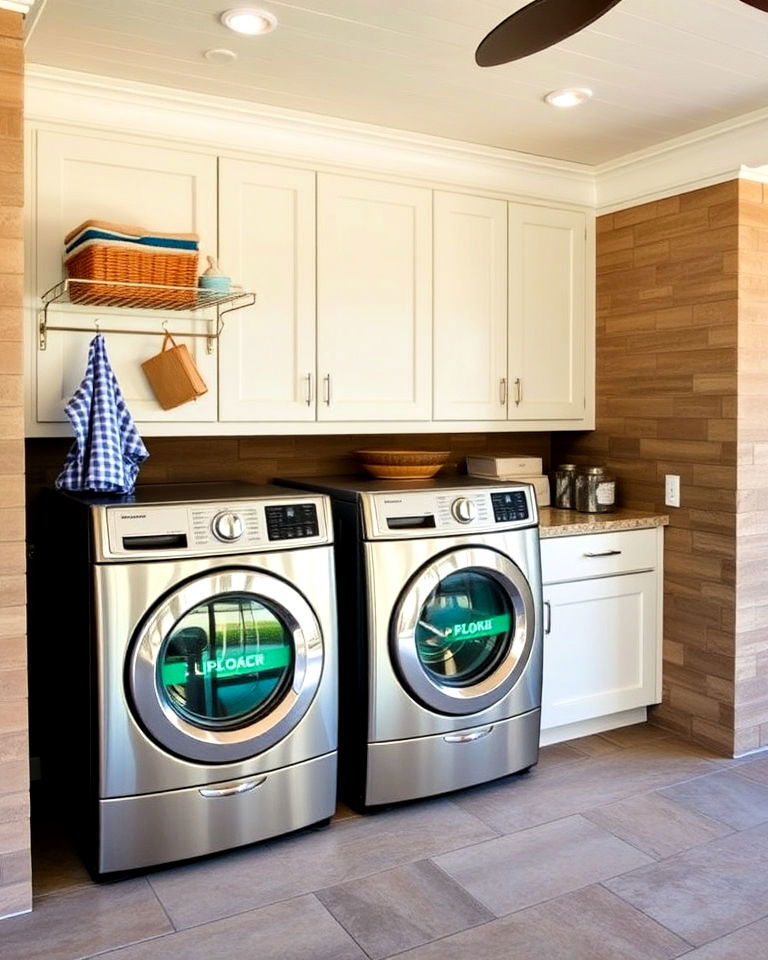 pool house laundry area - 30 Outdoor Laundry Room Ideas
