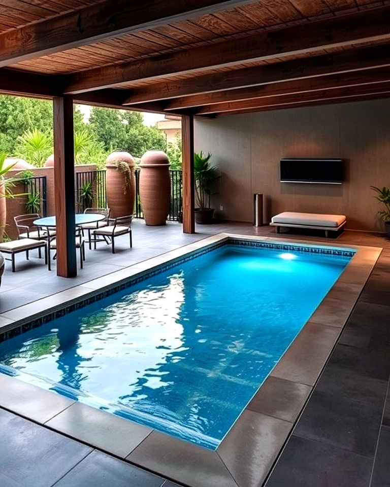 pool with movable floor - 40 Swimming Pool Ideas