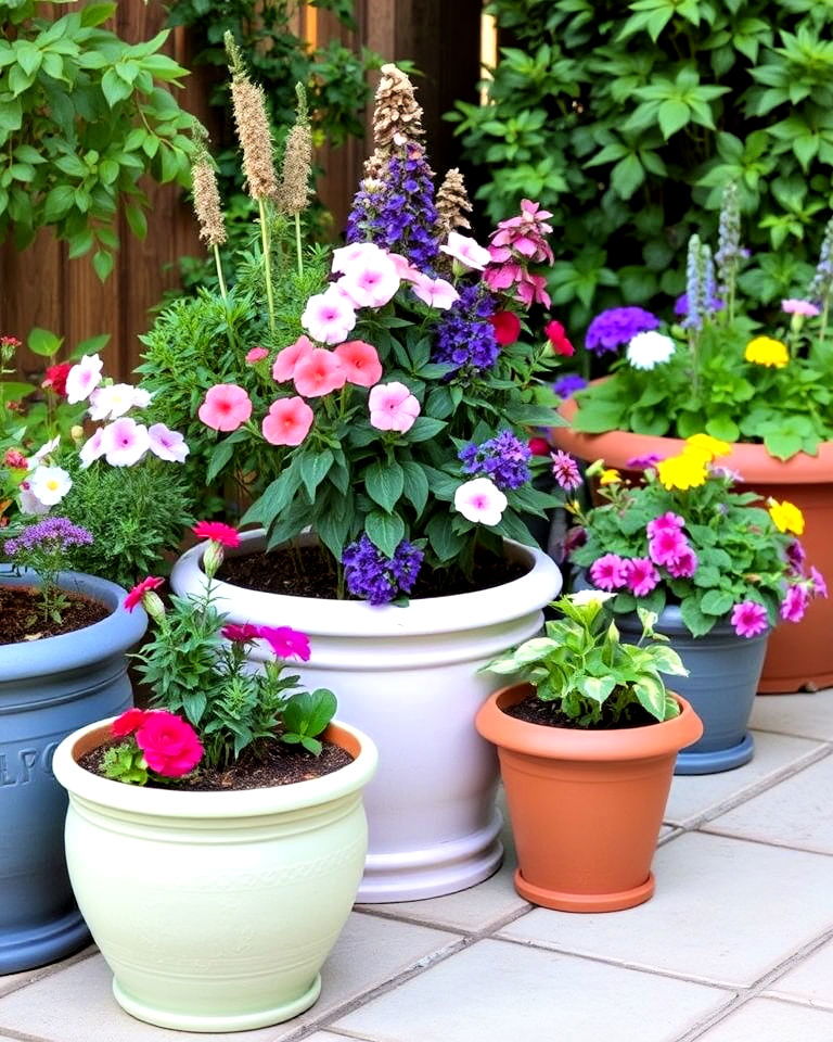 portable patio container garden - 40 Beautiful Gardens