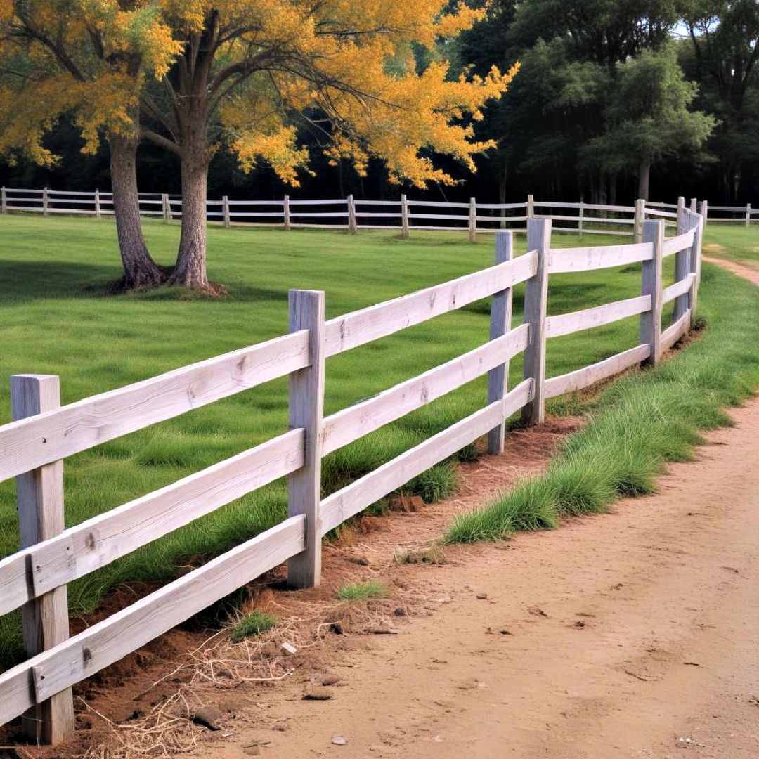 post and rail farm fence - 15 Farm Fence Ideas