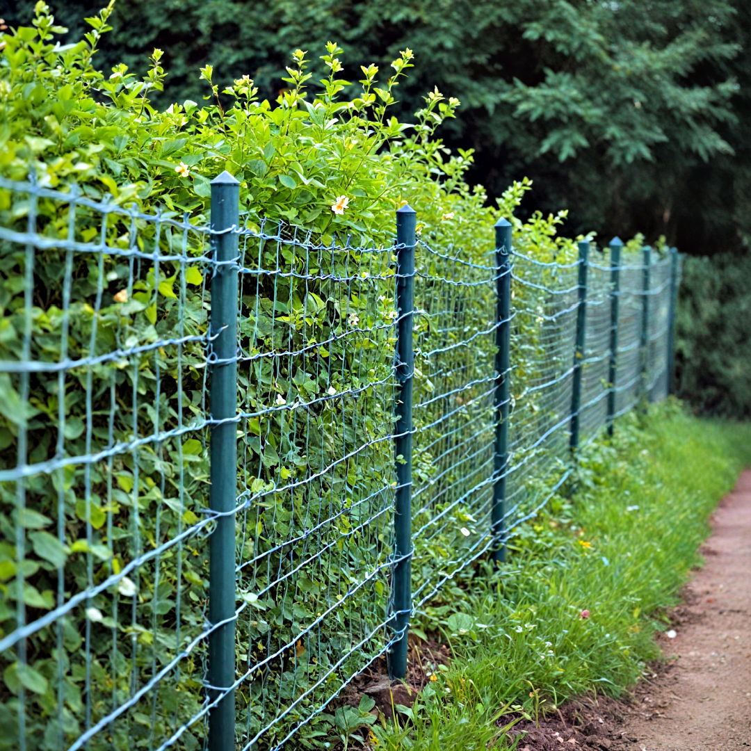 practical wire fence - 40 Garden Fence Ideas