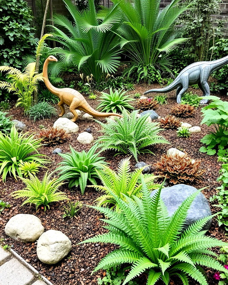 prehistoric plant zones for dinosaur garden - 20 Dinosaur Garden Ideas