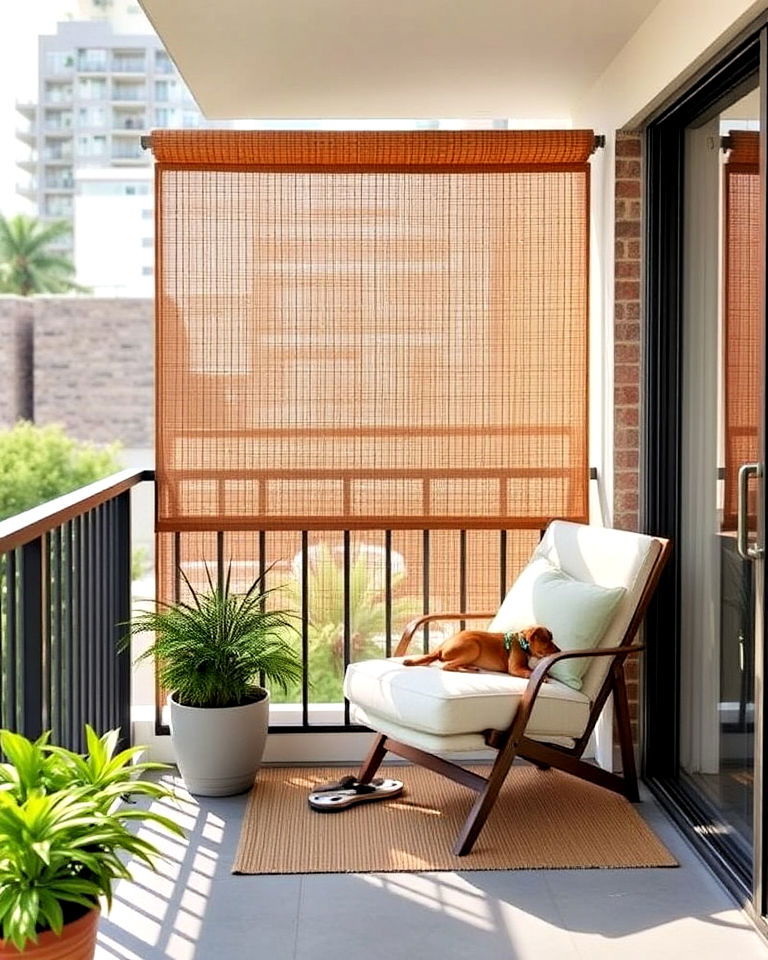 privacy screens for dog balcony - 20 Dog Balcony Ideas