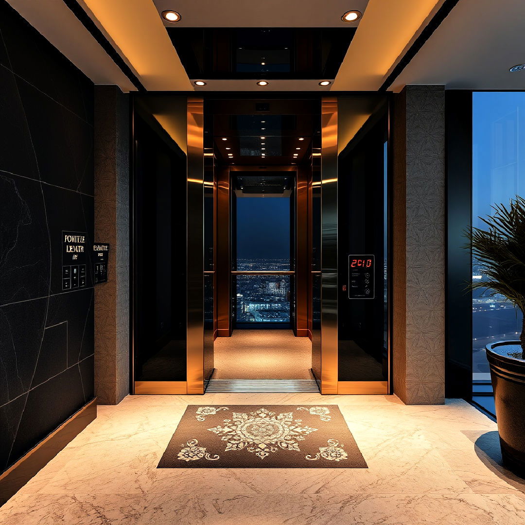 private elevator entrance for penthouse - 25 Penthouse Design Ideas