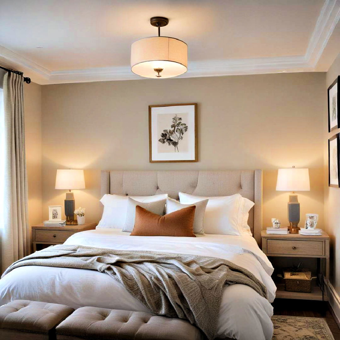 proper lighting to create comfortable guest room - 30 Office Guest Room Ideas