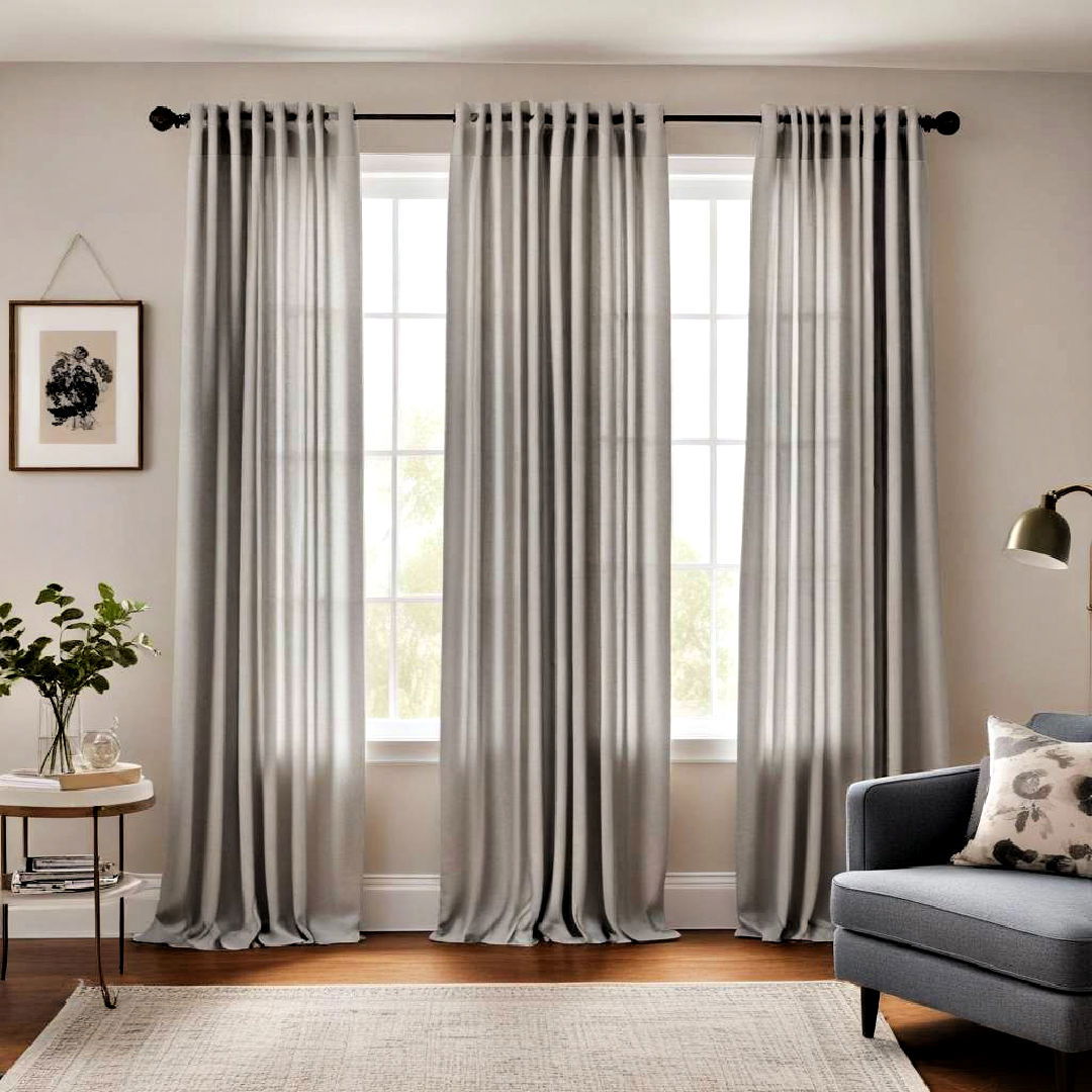 quality curtains to upgrade decor - 40 Apartment Decorating Ideas