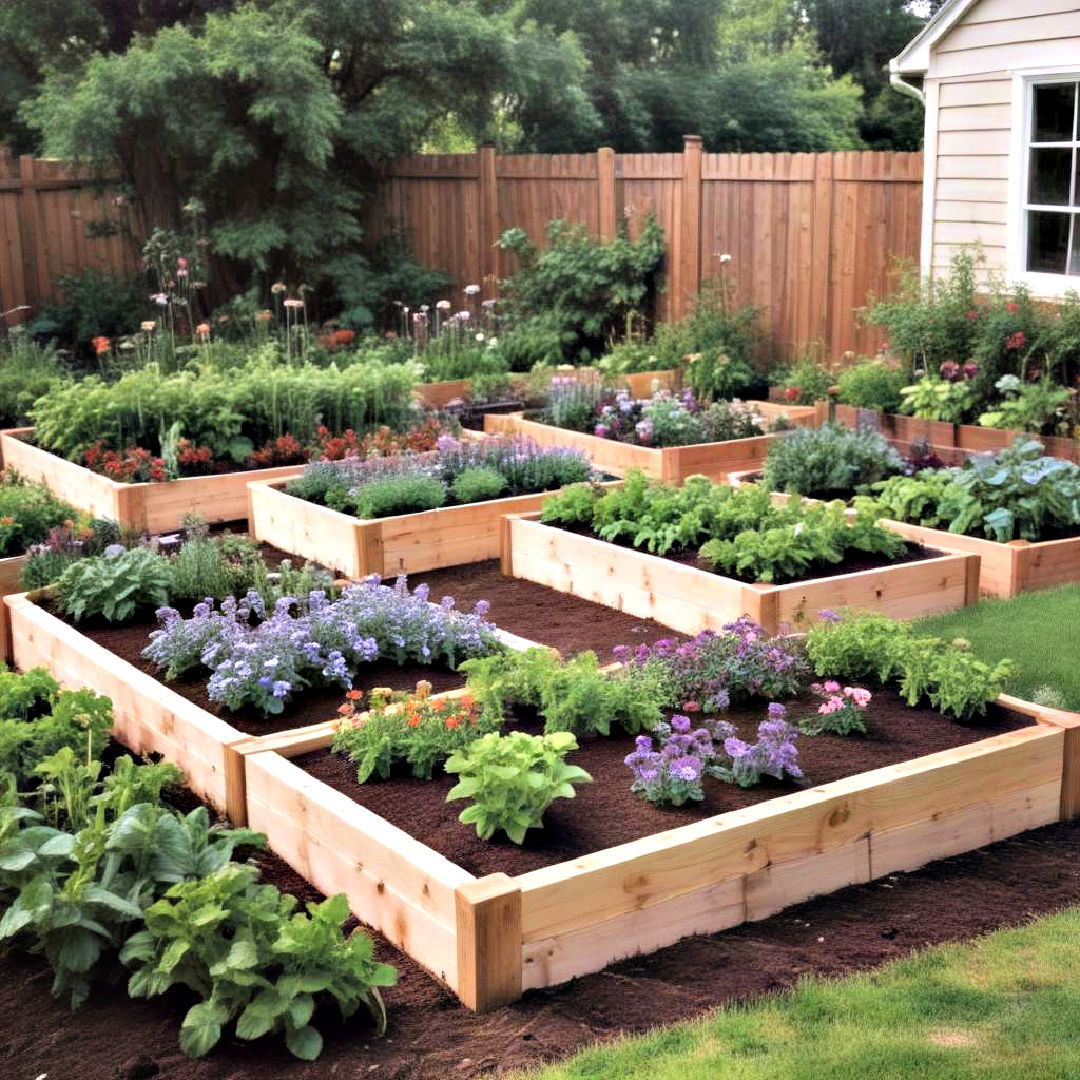 raised bed flower garden - 30 Flower Garden Ideas