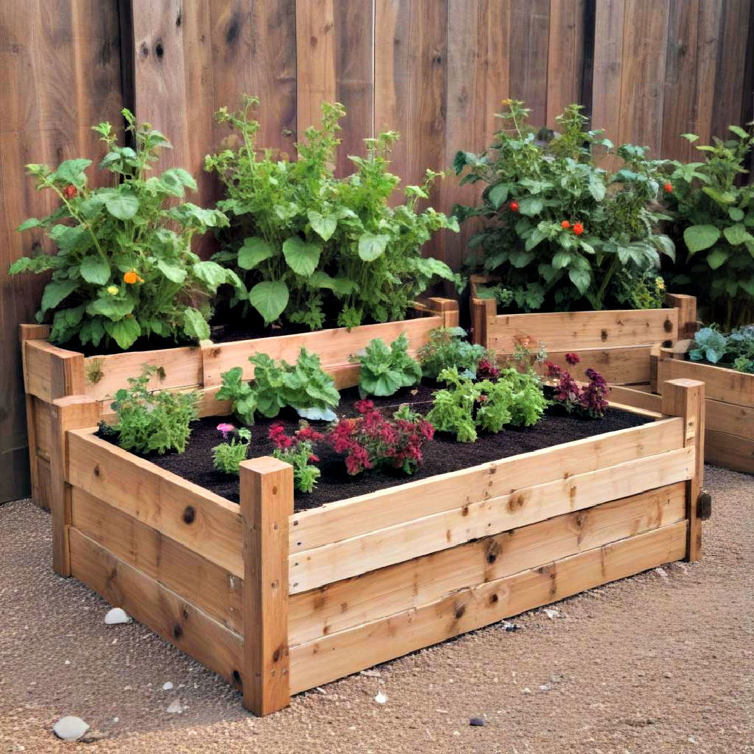 raised bed planters - 40 Container Garden Ideas