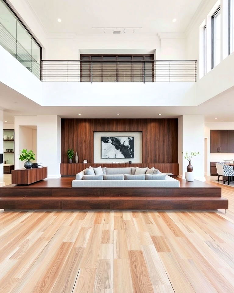 raised floor with half wall ideas - 30 Half Wall Ideas