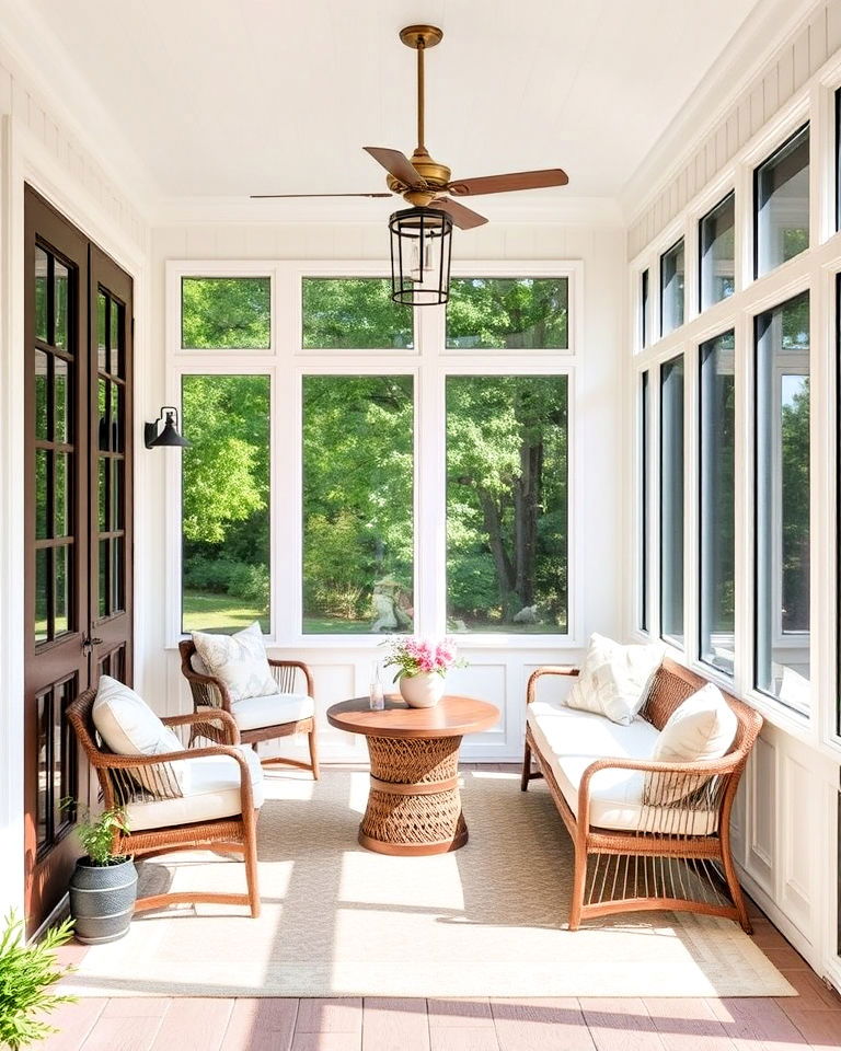 raised ranch enclosed porch - 25 Raised Ranch Front Porch Ideas