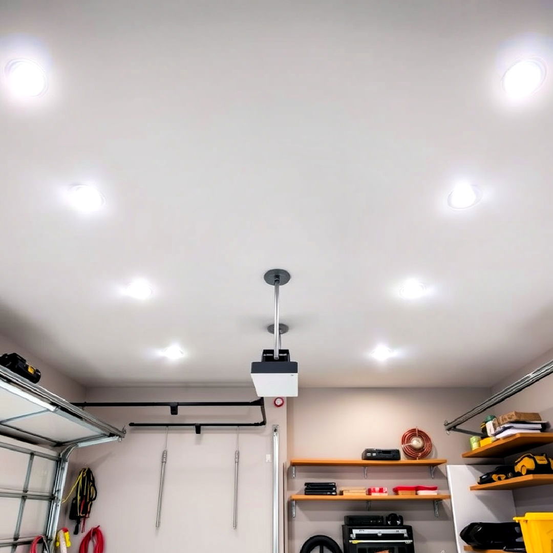 recessed ceiling lights ideas - 15 Garage Lighting Ideas