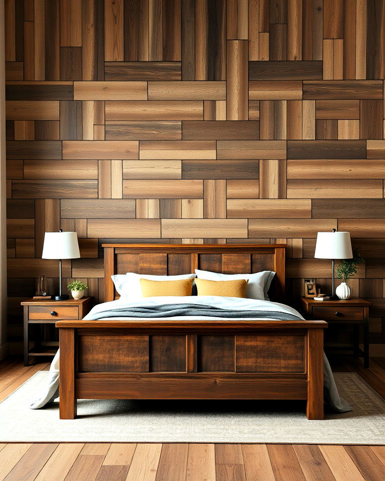 reclaimed barnwood panels for wall - 40 Wall Paneling Ideas