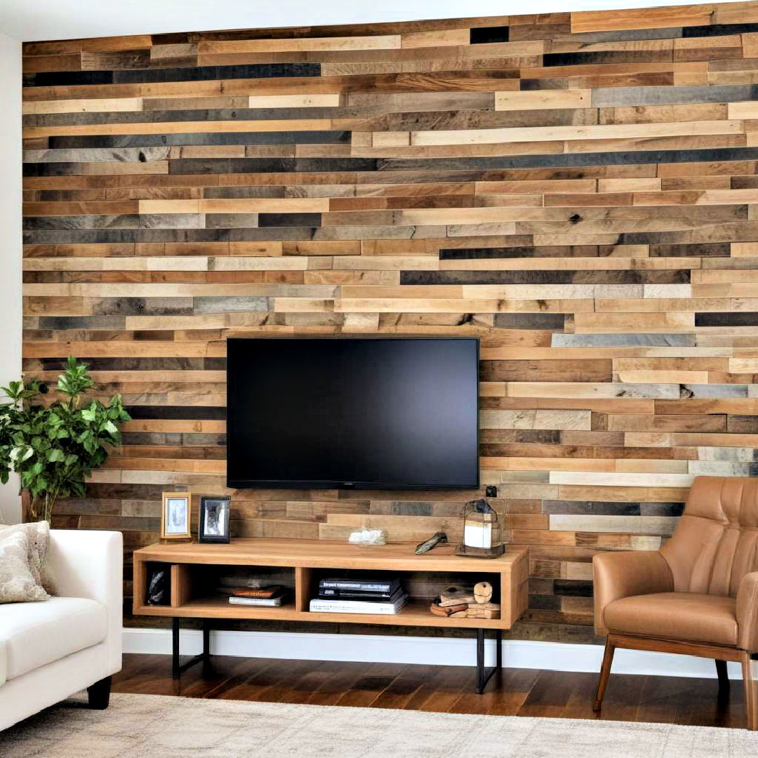 reclaimed wood panels for wall decor - 40 Wall Decor Ideas