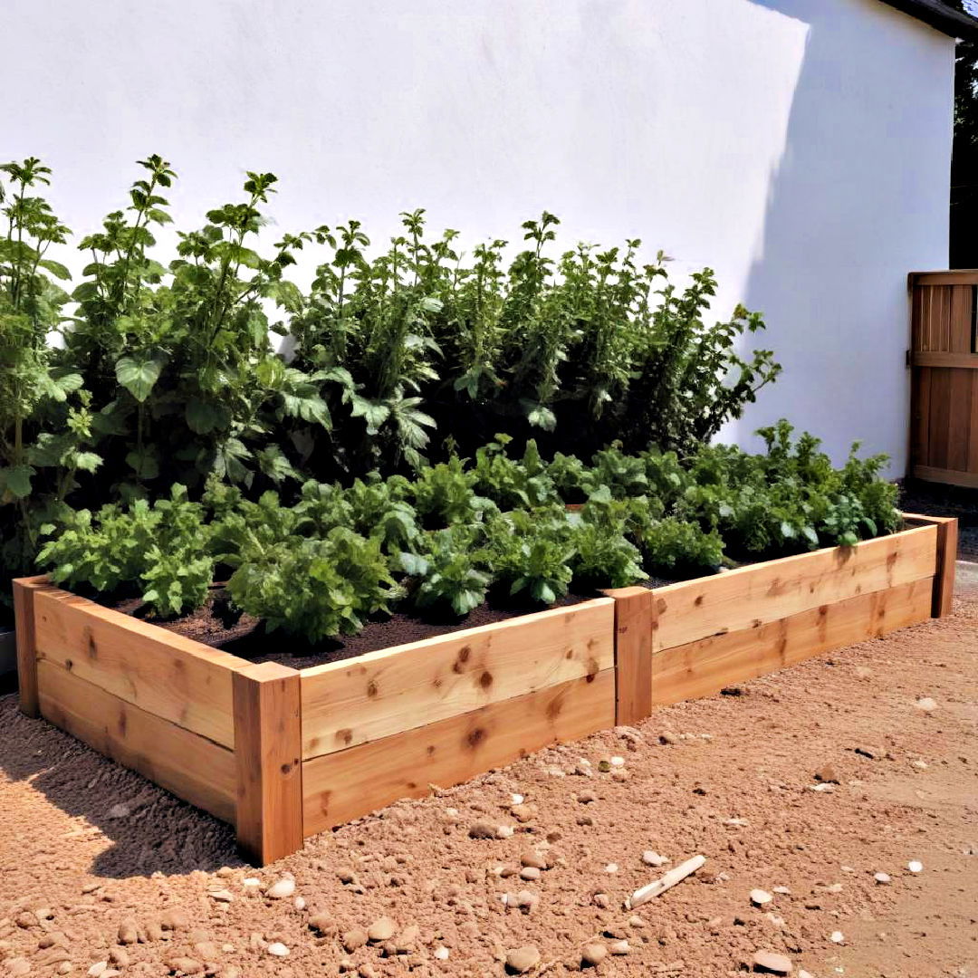rectangular shaped raised garden bed - 40 Raised Garden Bed Ideas