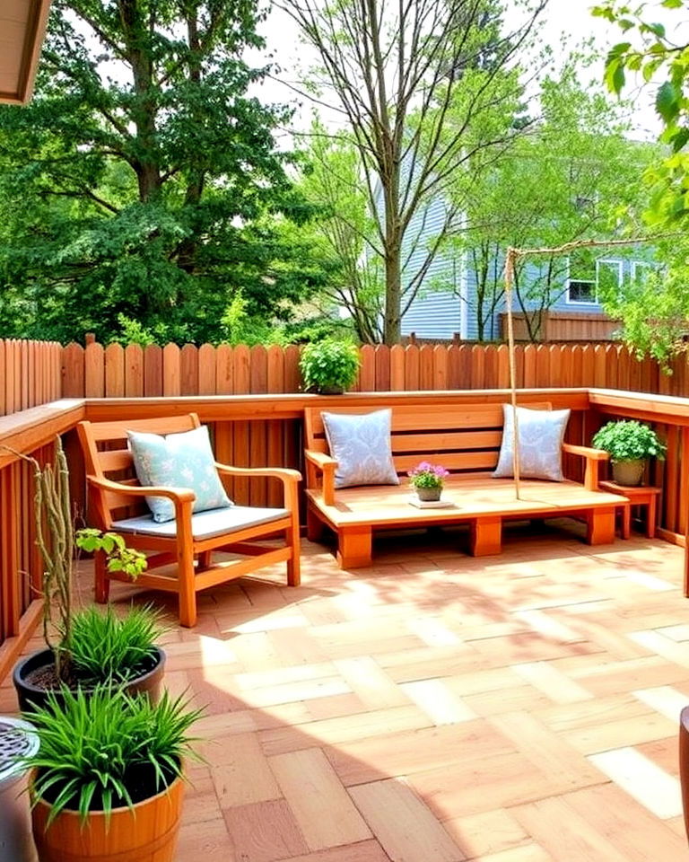 recycled pallet wood deck - 30 Backyard Deck Ideas on a Budget