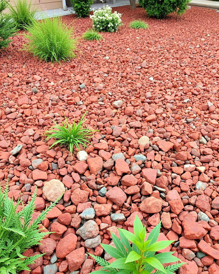 red lava rock ground cover ideas - 20 Red Lava Rock Landscaping Ideas