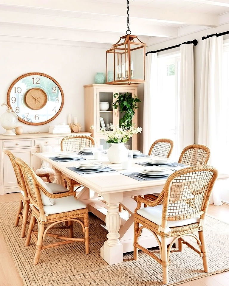 refreshing coastal dining room - 20 Casual Dining Room Ideas