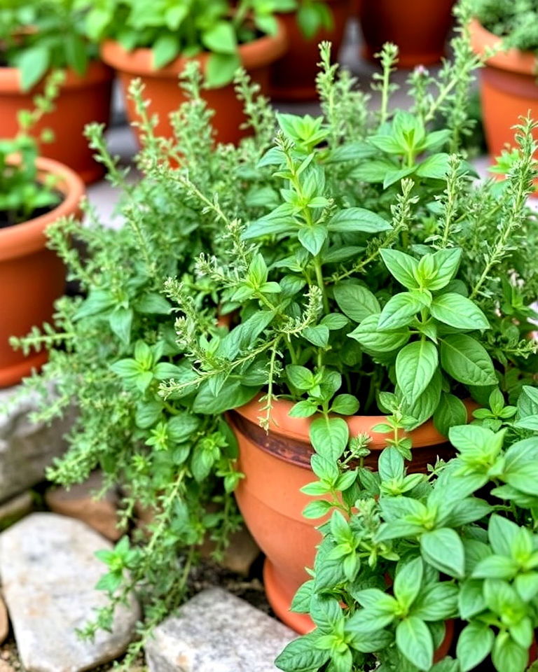 refreshing fragrant herbs - 30 Greek Garden Ideas