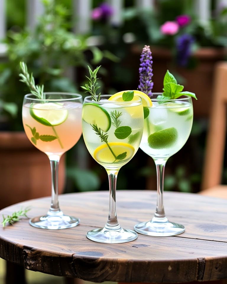 refreshing signature cocktails - 30 Garden Party Ideas