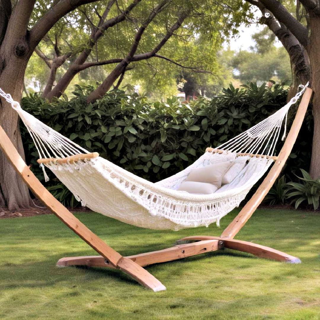 relaxation hammock for backyard - 40 Backyard Ideas