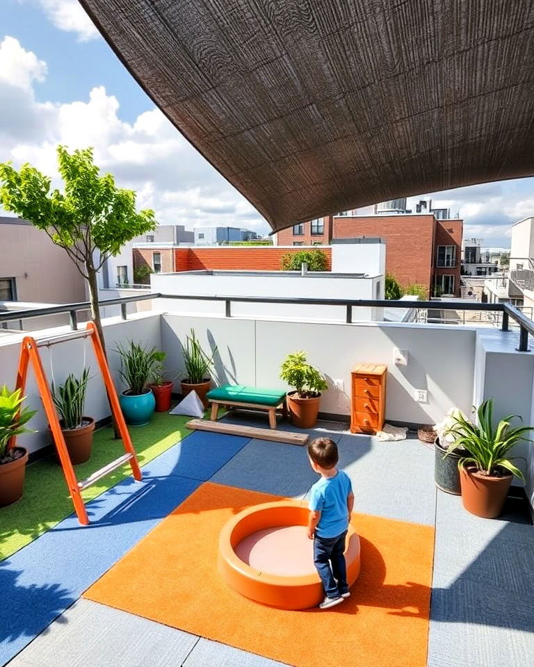 residential rooftop play area for kids - 30 Residential Rooftop Design Ideas